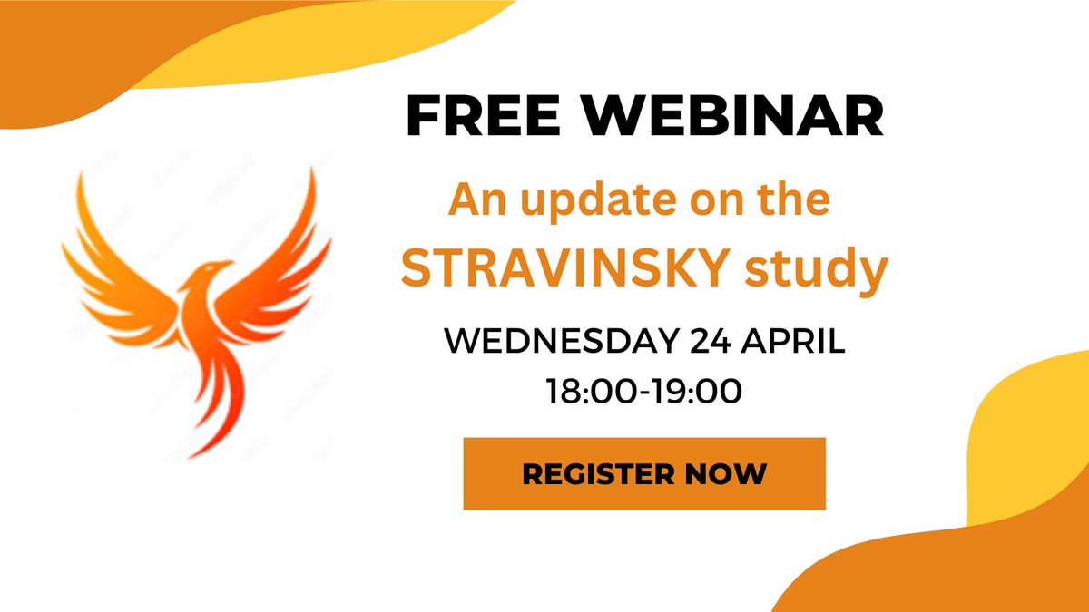 STRAVINSKY (@stravinskystudy) on Twitter photo Free and open to all! Come along to our webinar for an update on @STRAVINSKYStudy’s progress so far.
✅Hear the latest on #COVID19 immunity in clinically vulnerable people
✅See how you could get involved
⏲️18:00-19:00, Weds 24 April
🔗immunology.org/events/update-…
<a href="/AlexRichter3/">Professor Alex Richter</a> Free and open to all! Come along to our webinar for an update on @STRAVINSKYStudy’s progress so far.
✅Hear the latest on #COVID19 immunity in clinically vulnerable people
✅See how you could get involved
⏲️18:00-19:00, Weds 24 April
🔗immunology.org/events/update-…
<a href="/AlexRichter3/">Professor Alex Richter</a>