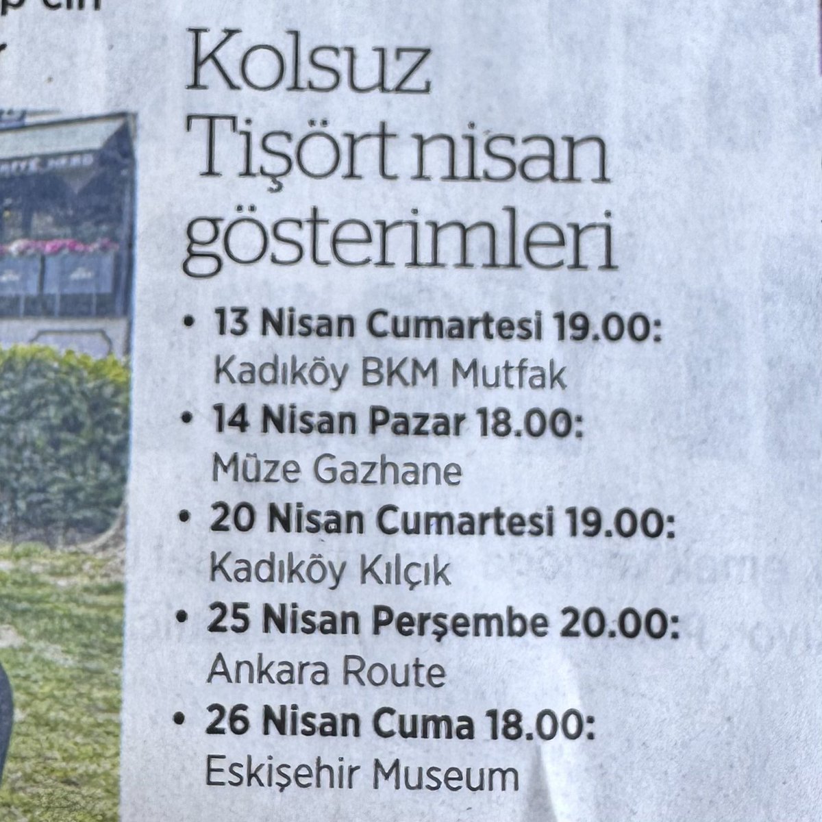 Bugün bir BİRGÜN gazetesi alırsanız ben varım :) @caliskanisil’a teşekkür ederim 😍