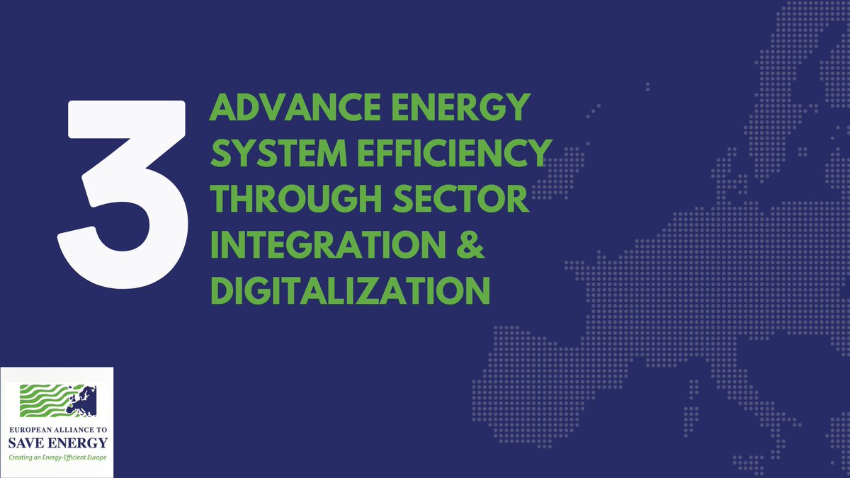 ❗️ @EUASE urges newly elected @Europarl_EN and @EU_Commission to prioritize #EnergySystemEfficiency. Enhancing energy system efficiency through sector integration and #digitalization is pivotal for achieving #decarbonization goals. ⭐ EU-ASE Manifesto: bit.ly/3J2sYuZ