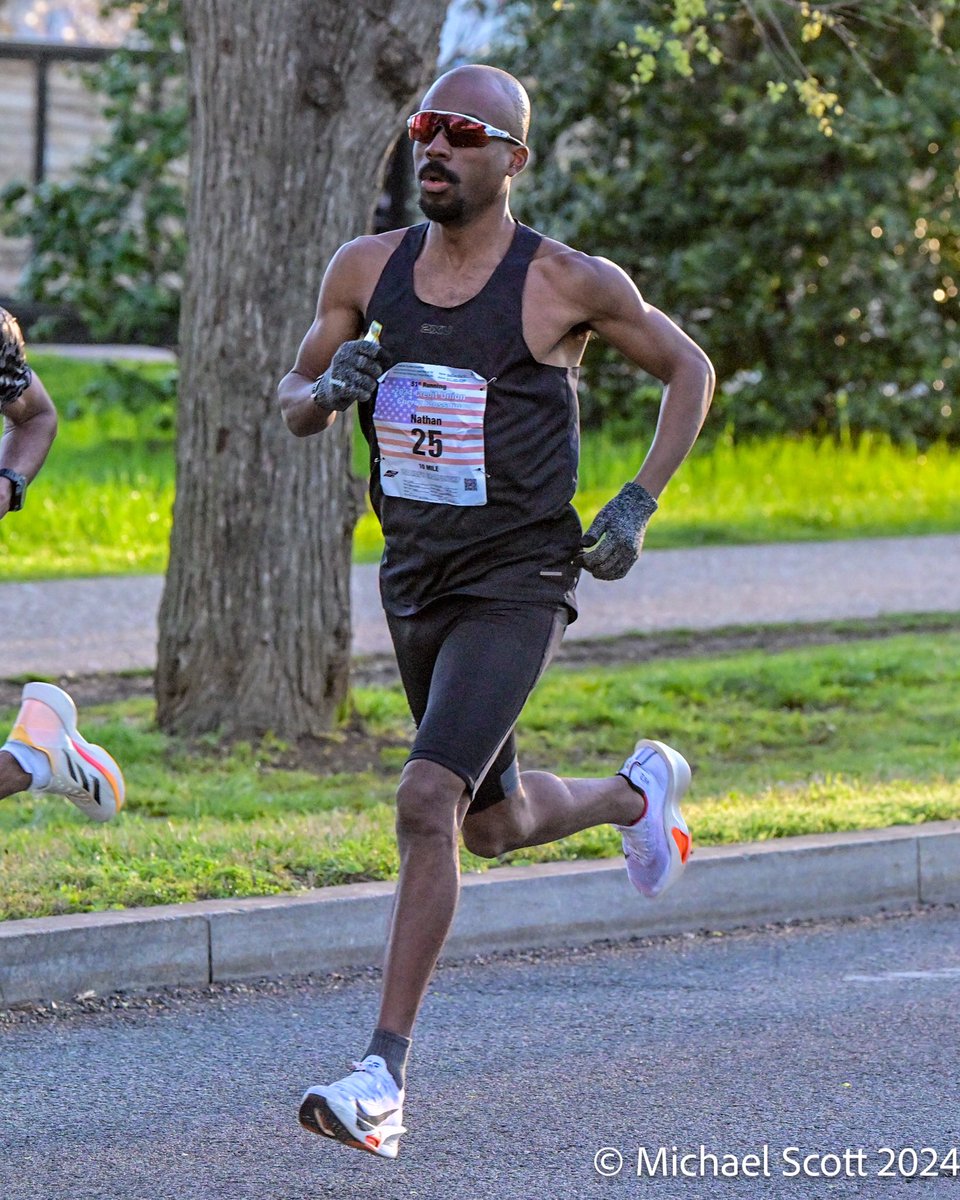 .@springarboru alum Nathan Martin claimed silver at the @USATF 10-Mile Championships hosted by @CUCB. His 46:00 performance also broke the previous American Record of 46:11, but Hillary Bor ran even faster to win. #USATF #CherryBlossom10miler