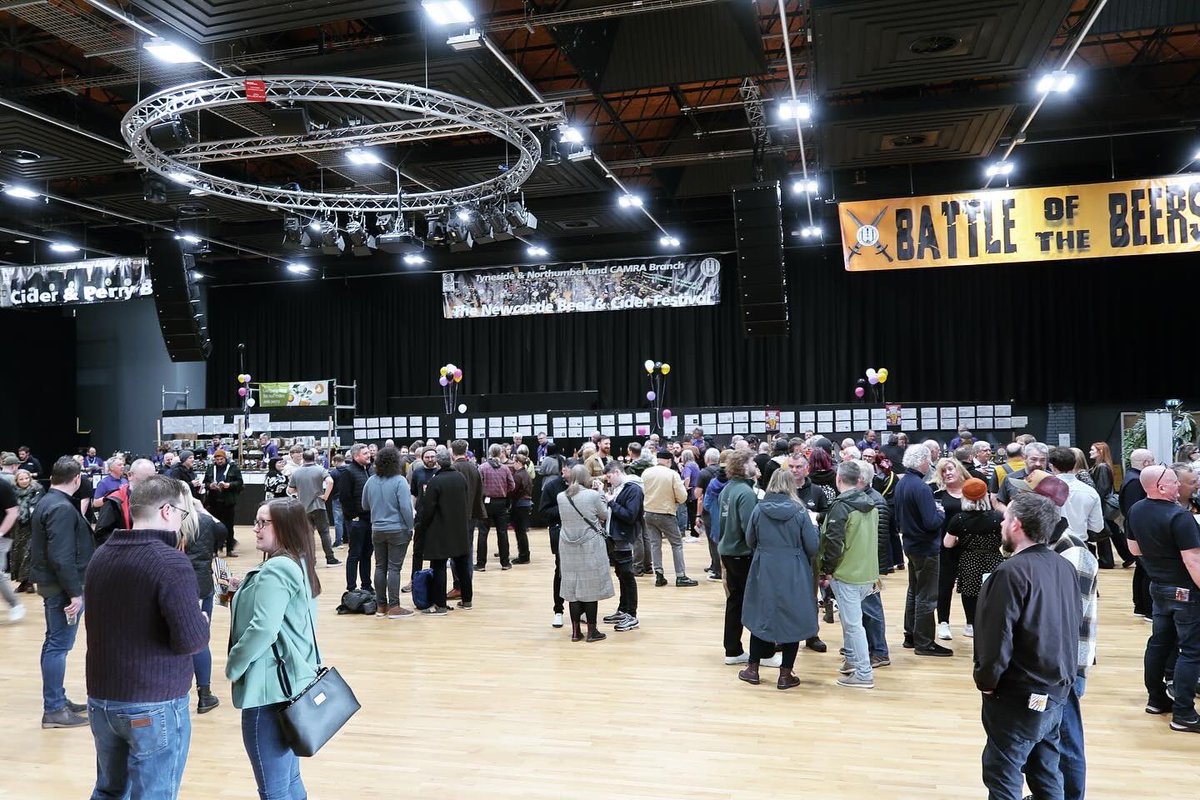 Photos from last night at @nclbcf Congratulations to @hexhamshirebrew @riggandfurrow + @HadrianBorder for winning Battle of the Beers! 🏆 🎟️ Get your tickets: nclbeerfest.uk