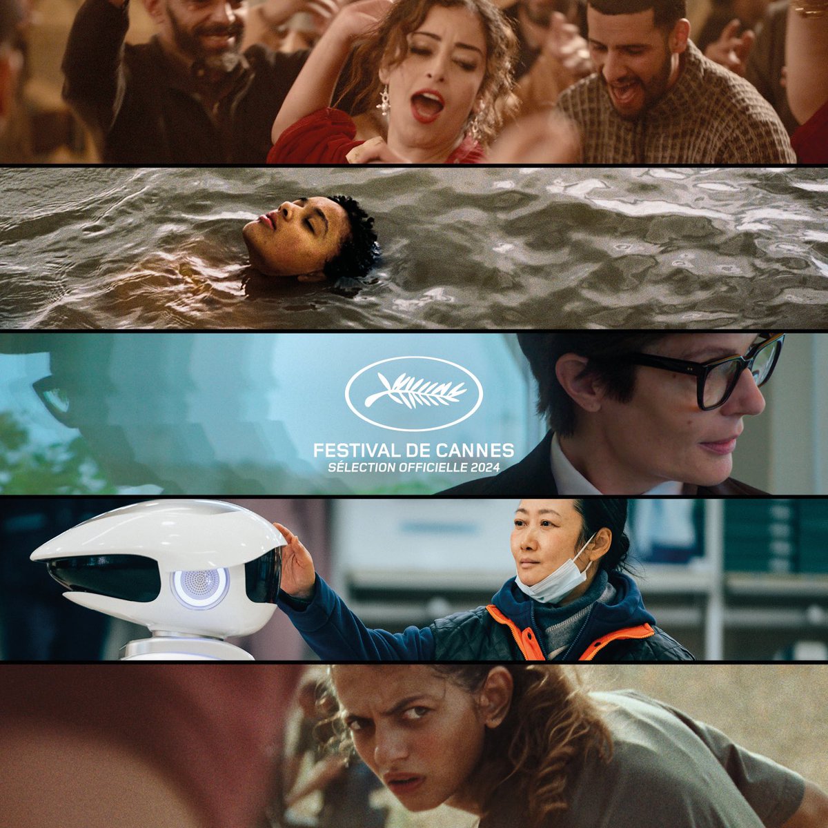 C’est avec une immense joie que nous présenterons 5 films en sélection officielle au 77e Festival de Cannes.