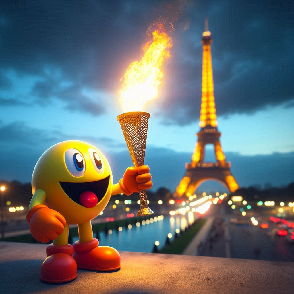 ‼️#Flashnews‼️ 

Last night the famous #PacMan of @pacmoon_   was spotted in #Paris  training to bring the flame to the #Olympicgames2024 ! 

The course will be announced shortly !!

$PAC
@pacmoon_ @PacmanBlur @BobbyBigYield