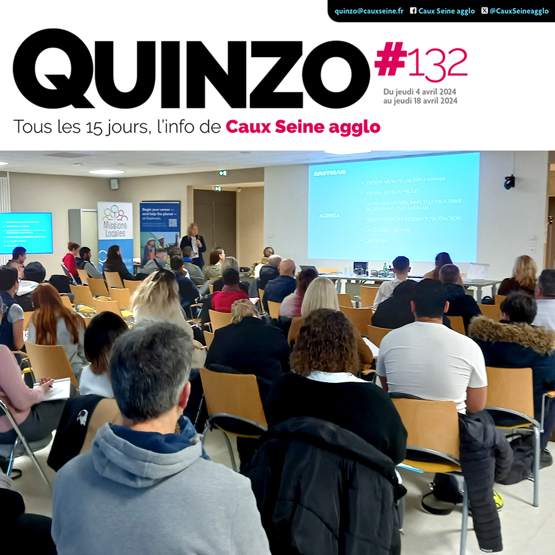 😉 📣 Dans le Quinzo 132 👇 JEUDI 18 AVRIL EASTMAN VOUS INFORME SUR SES MÉTIERS DE PRODUCTION Lire l’article complet dans le Quinzo #132 👉 swll.to/56efLjf