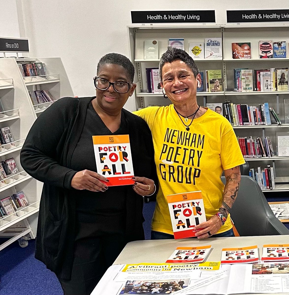 Weekly Poetry Sessions at #StratfordLibrary as part of our #NewhamPoetryFest  2024 Thanks to @ace__london 💪🏽💪🏽 #PoetryForAll  #NewhamArtCulture #poetryfest #newhampoets - More info? 👇🏽 Newhampoetrygroup@gmail.com