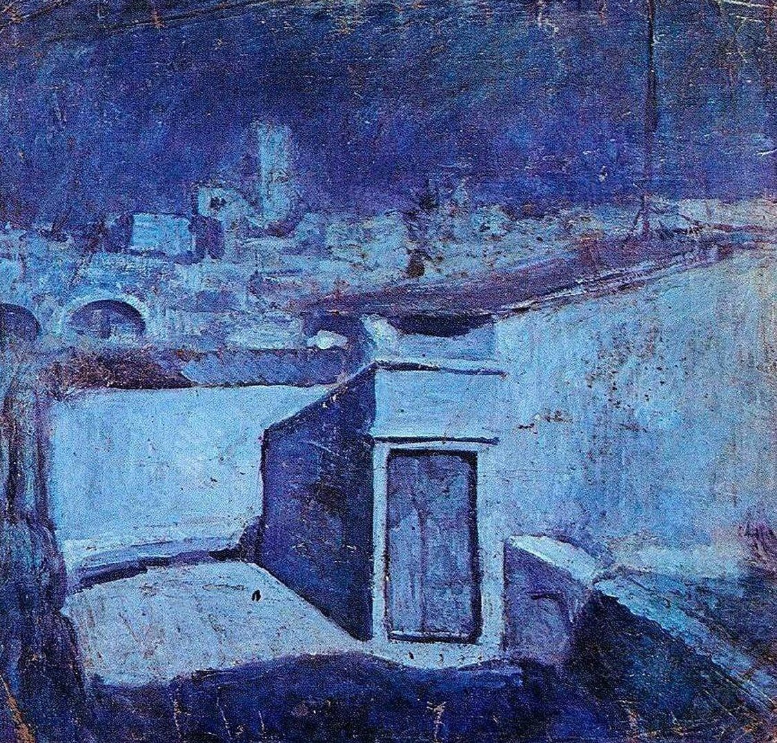 Pablo Picasso, The Roofs of Barcelona in the Moonlight