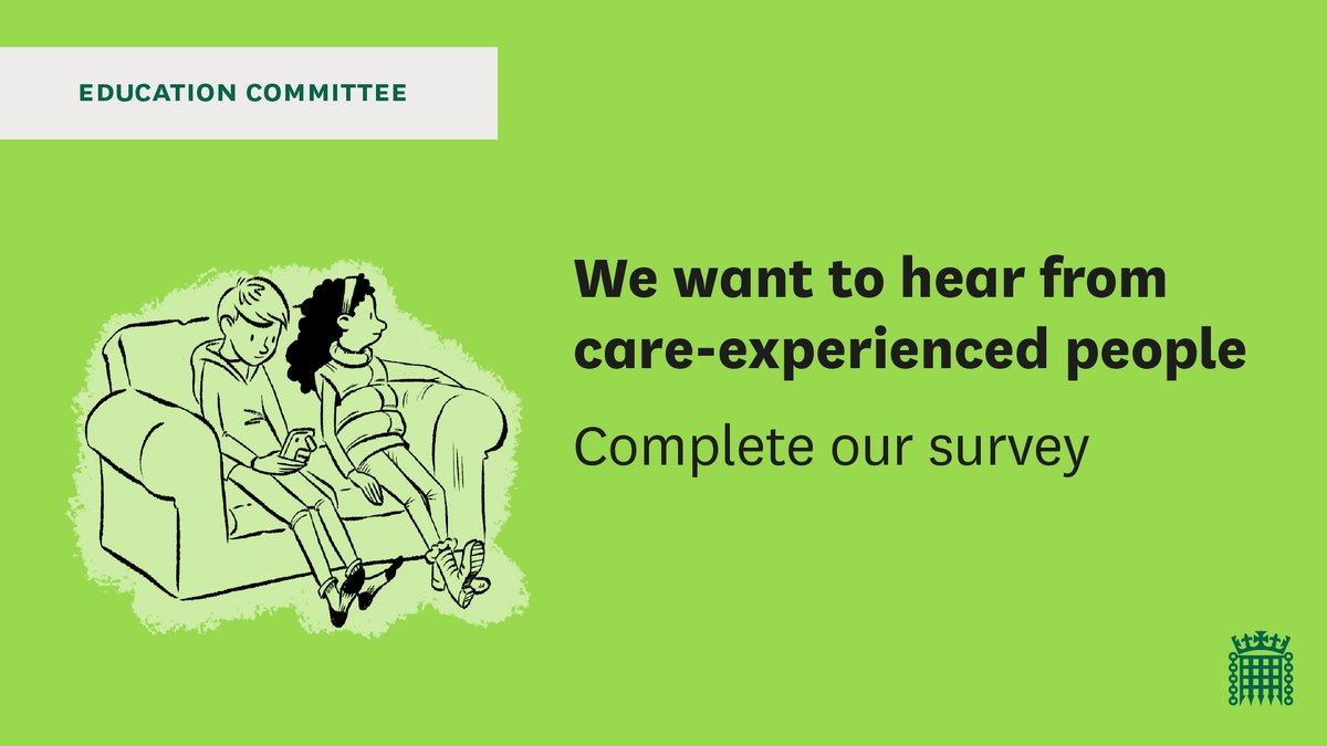 Are you a care-experienced person? We want to hear from you 👥 As we continue our investigation into how Government could improve children’s social care, we want to understand more about your lived experience of social services. Complete our survey 👉 forms.office.com/e/6QLpTBMkst