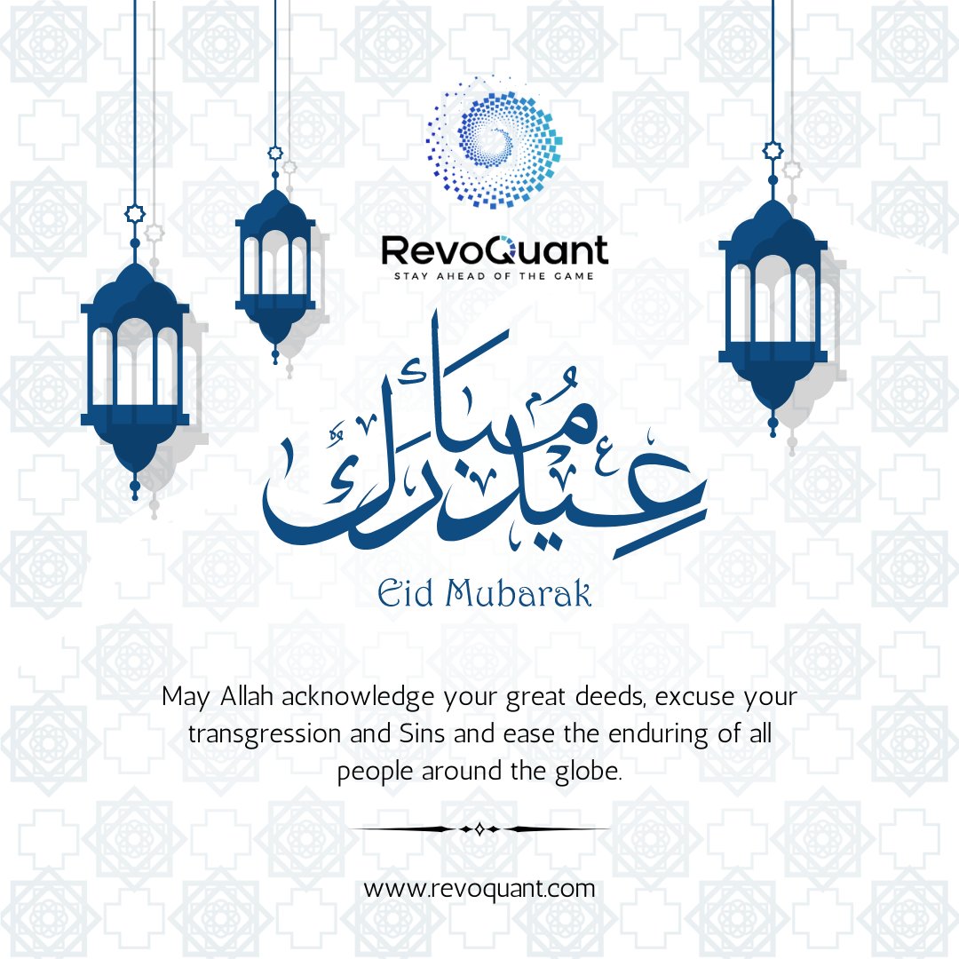 revoquant's tweet photo. RevoQuant wishes you and your professional network a joyous Eid filled with love, laughter, and blessings.
Eid Mubarak!

#Eid #eidmubarak #Revoquant #Ai #festival https://t.co/iLkPbjciBD