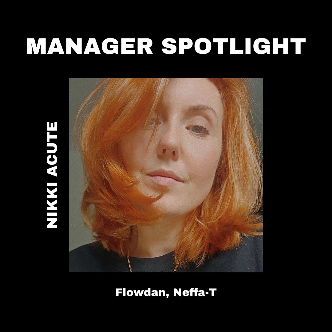 🌐The Manager Spotlight offers a small insight into the heads of incredible managers.⁠ ⁠ This week in the spotlight is Nikki Acute!⁠ ⁠ 🔗We did an interview with Nikki which you can read at themmf.net/interview/mana…