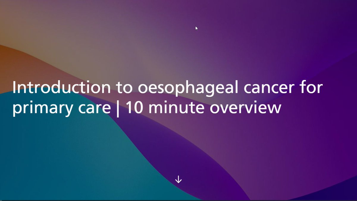 The latest module in the @NHS_SELCA series of 10-minute education resources is now live, covering oesophageal cancer including guidance on signs and symptoms, referral guidelines and patient assessmenthttps://pulse.ly/4rd9uxpafa