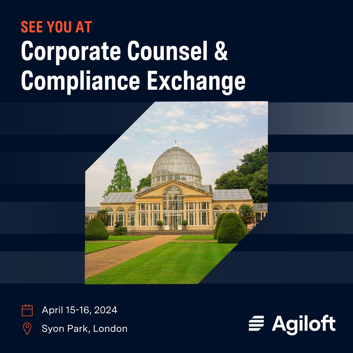 Who will we see at this year's Corporate Counsel & Compliance Exchange in Syon Park next week?

There, we'll spend two days networking, benchmarking, and sharing ideas with GCs, CLOs, and CCOs from across the #UK and #Europe.

Register today: hubs.li/Q02s02CJ0