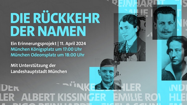 Während der Zeit des Nationalsozialismus wurden tausende Menschen im Raum München verfolgt, misshandelt und ermordet. An ihre Schicksale erinnern am heutigen 11. April Patinnen und Paten mit Gedenktafeln. ➡️ Alle Informationen zum Ablauf: br.de/rueckkehr-der-…