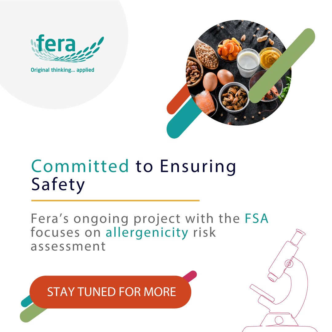 At Fera, we're committed to ensuring the safety of novel food proteins, with a keen focus on allergy. Our ongoing project with the FSA delves into methodologies for testing for allergens in insect protein and precision fermentation milk. 🔍🔬 Stay tuned for more updates!