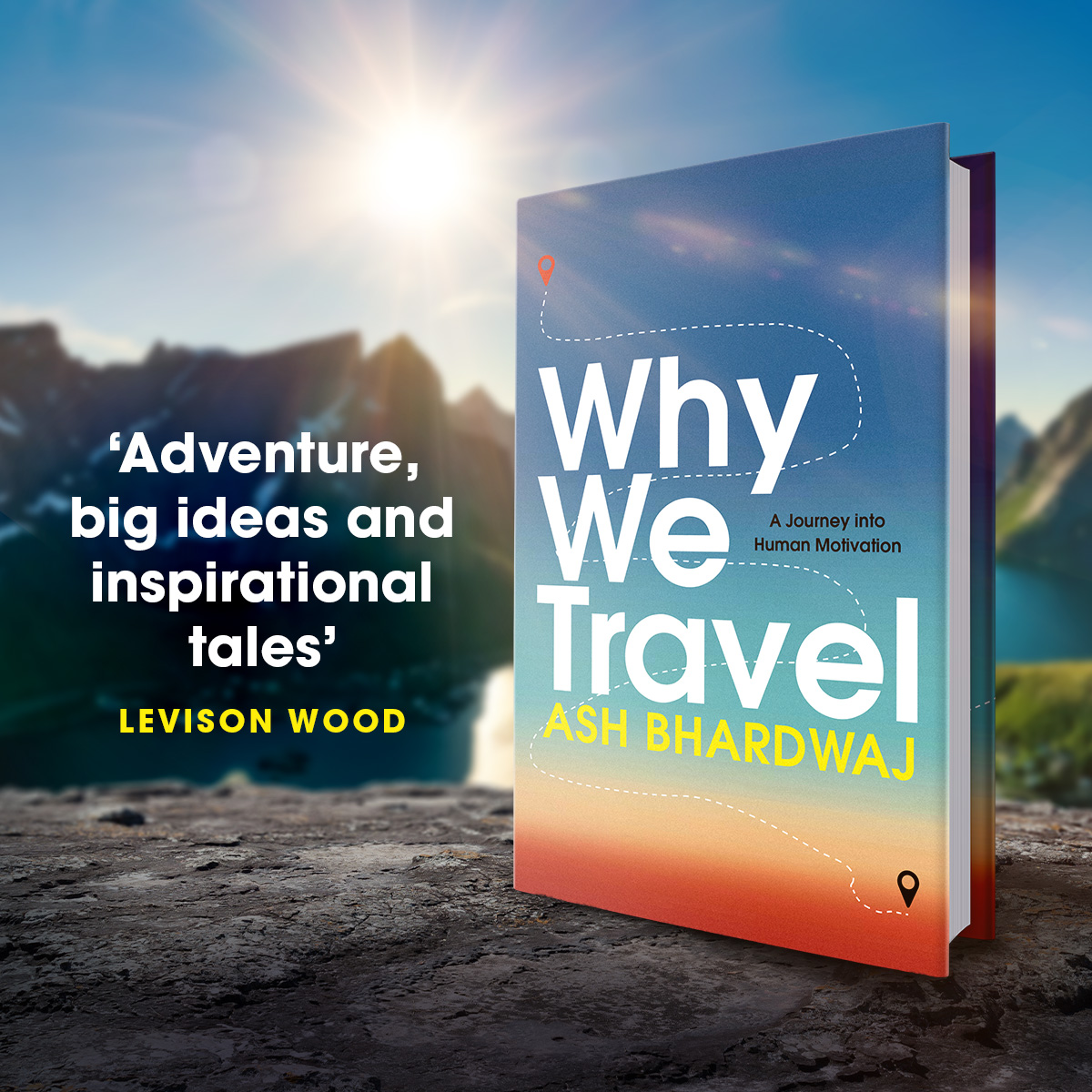 Think about travel from a new and exciting perspective with Why We Travel by @AshBhardwaj, @bedsqpublishers A smart-thinking travel book, which uses travel as a window into human motivations. Out Now! Order your copy before your next trip: l8r.it/DyDB