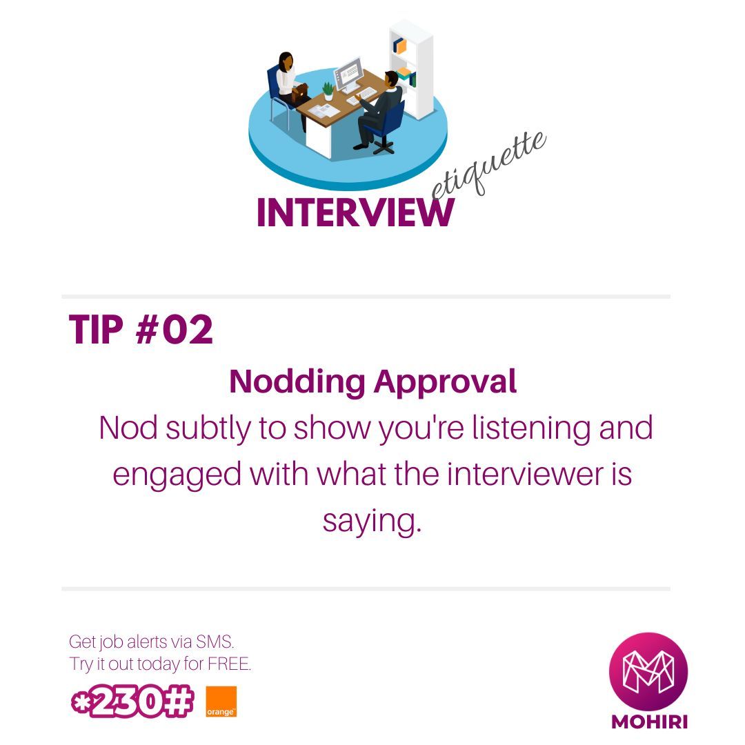 mohiribw's tweet photo. Hey Friends! 😊 

Interviews are a bit scary, right? 

Follow our Interview Tips segment - as we give practical advice to help you on your next one! 

 #Mohiri #Dibonwakae *230# https://t.co/PUzdsKugz9