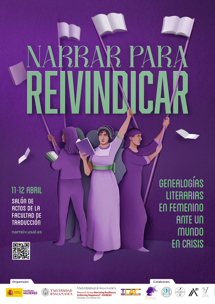 <a href="/rosarioariasUMA/">Rosario Arias</a> primera plenaria en Narrar para reivindicar: genealogías literarias en femenino ante un mundo en crisis, ilustrándonos sobre mujeres y botánica en la literatura y cultura 🍃💜

 #NarrarParaReivindicar24