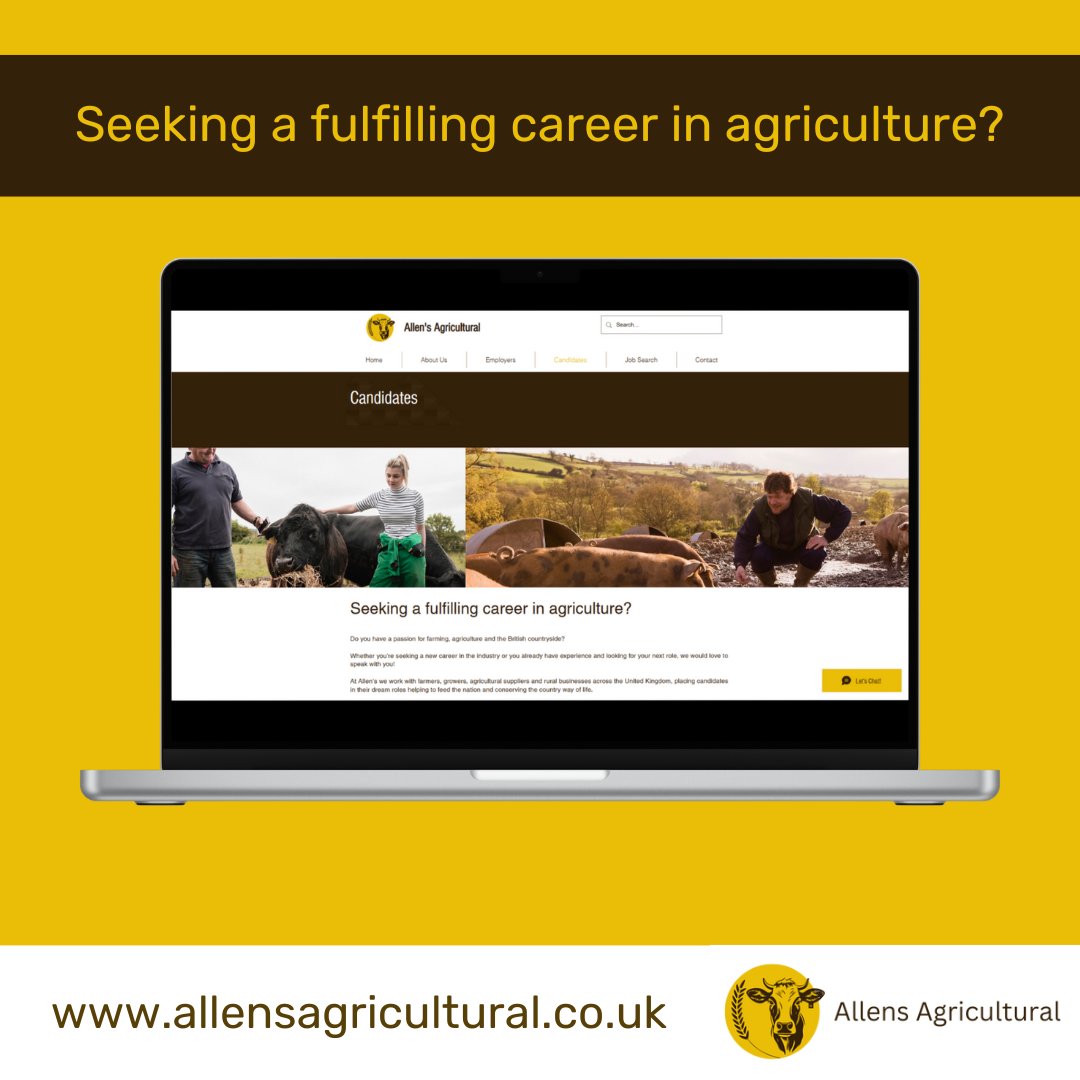 Seeking a fulfilling career in agriculture? Do you have a passion for farming, agriculture and the British countryside? We would love to speak with you! tinyurl.com/54fe7mt7 #AgriculturalRecruitment #Agriculture #Recruitment #Farming  #AllensAgricultural #JobVacancies #jobs
