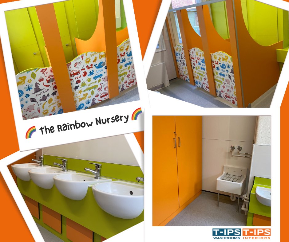 🌈Brightening up these grey days by taking a look back at Rainbow Nursery!🌈 #tbt

We completed a full #interior #fitout for this client, including making them some bespoke cupboards in matching colour laminate 💚🧡
