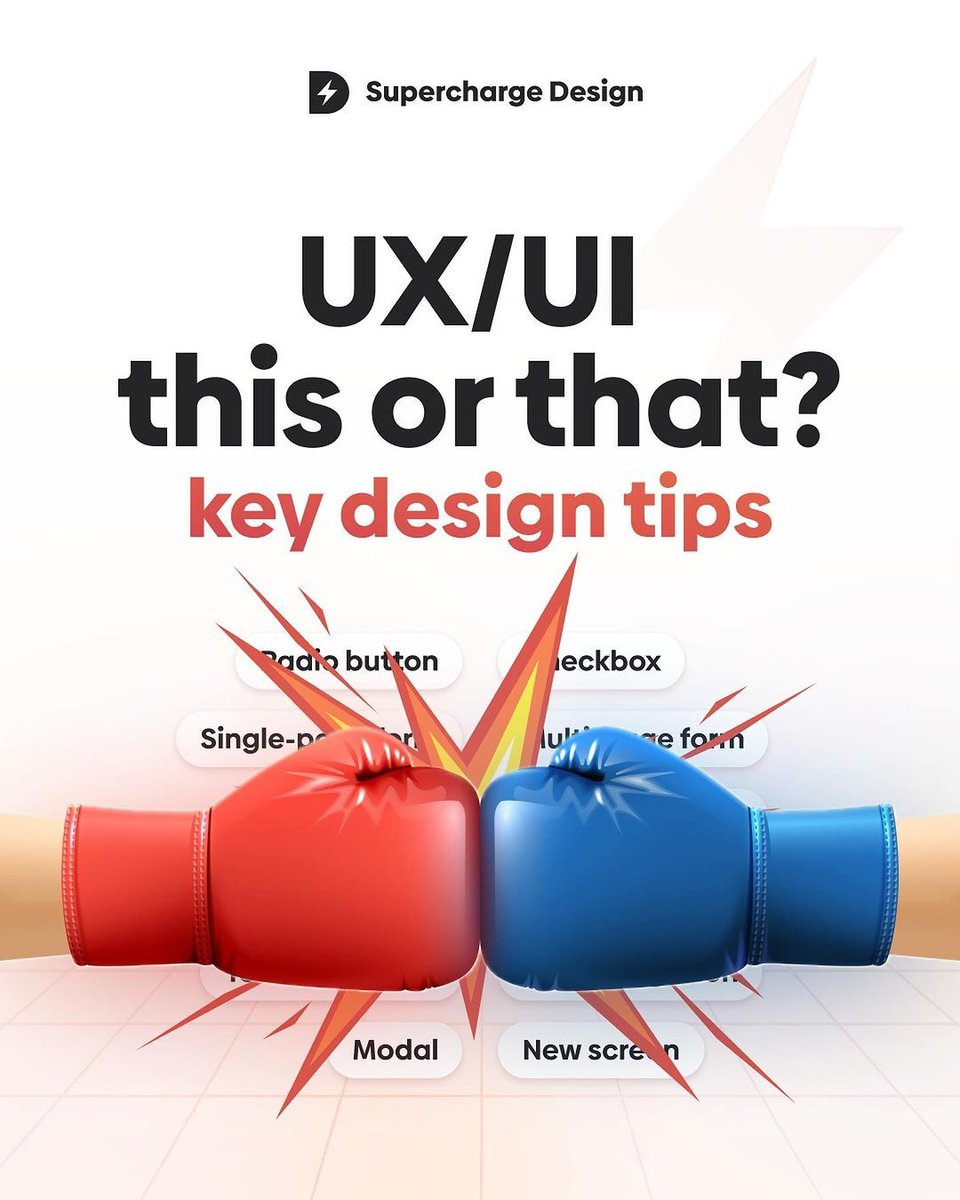 PeterROCK_'s tweet photo. UI vs UX: Navigating the This or That of Design
If you find this helpful, like and repost.
Leave a comment
Follow for more.
#uiux #design #uidesign #uxdesign #userexperience #designterminology #userInterface #designlanguage #designtips #goldenrules #designprinciples https://t.co/CNUpwam7uT