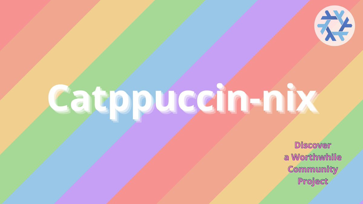 Catppuccino is a community-driven pastel theme aiming to strike the perfect balance between low and high contrast themes. Thanks to the efforts of Seth (getchoo), it's now available for Nix too! Check it out: buff.ly/4cNr0fQ