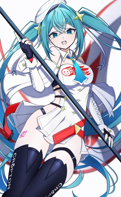 太もも特化レーシングミクちゃん 