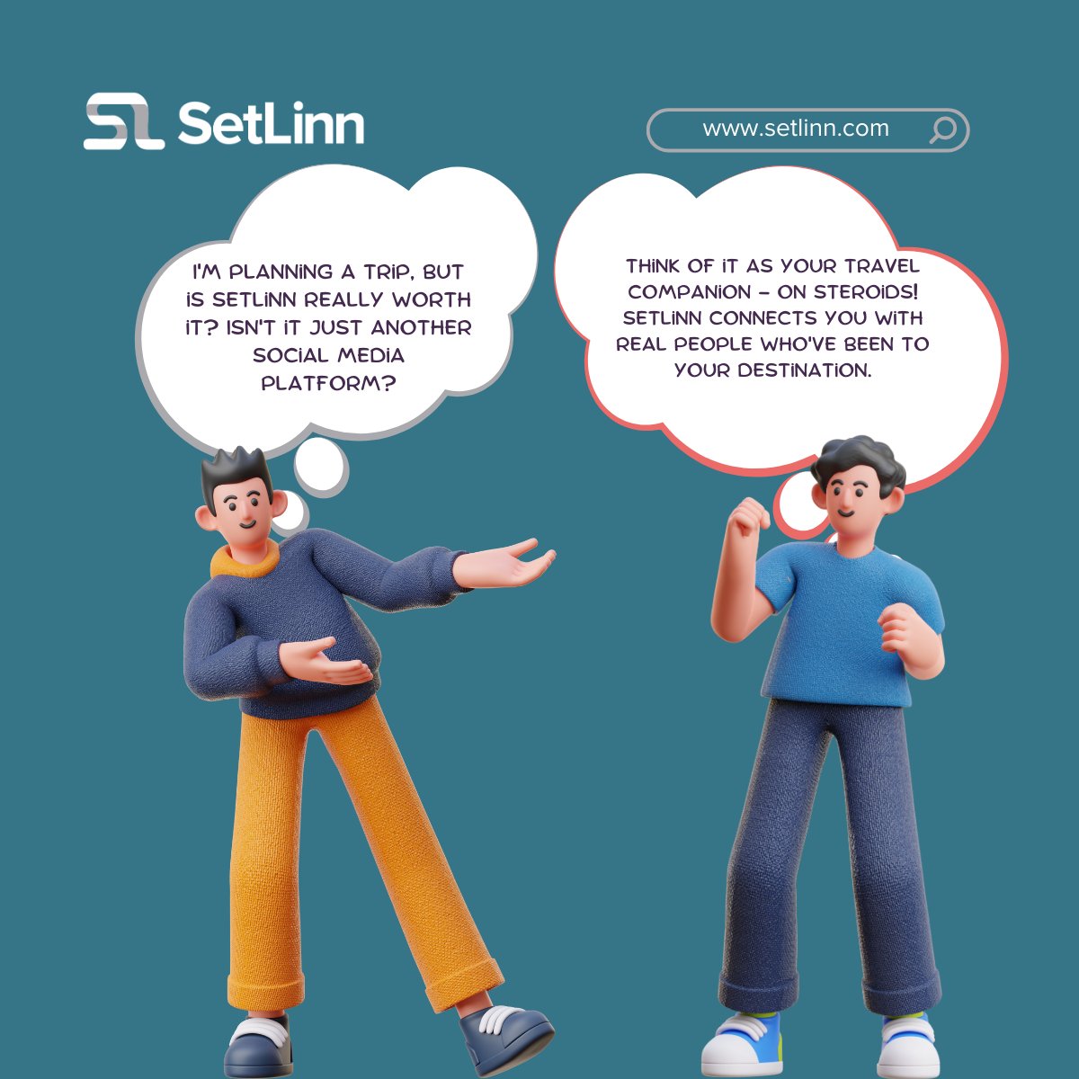 SetlinnOfficial's tweet photo. Planning a trip? Don't wing it!
Join Setlinn, the travel community that connects you with experienced adventurers, unlocks hidden gems, and makes your journey unforgettable.
There are much more to do with setlinn
.
.
.
#Setlinn #MigrantCommunity #Community https://t.co/8j6x8Yv1wt