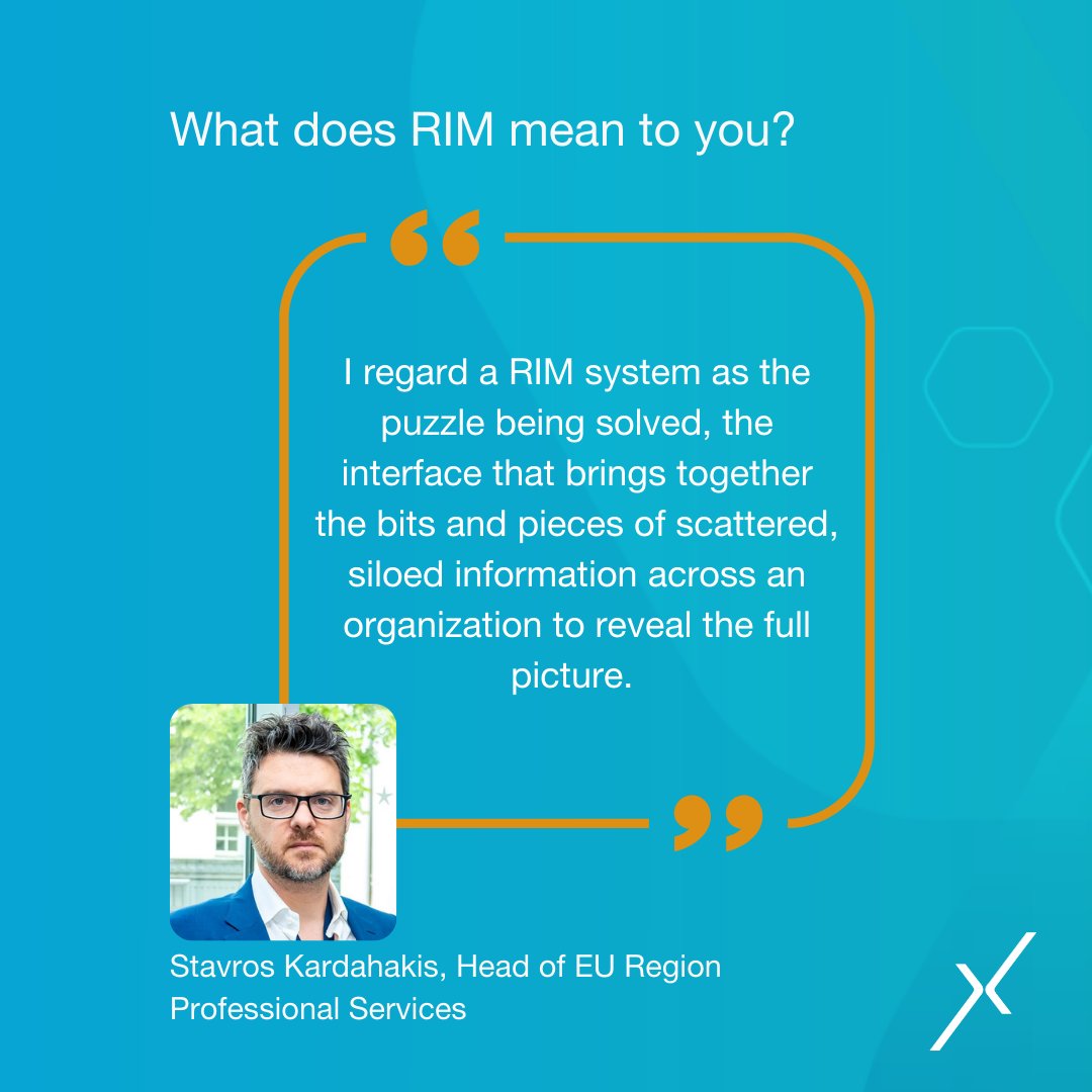 As a leading #RIM vendor with the #EXTEDOpulse platform, we are constantly dealing with the multiple benefits it offers. What is a RIM to people who work with it every day? Learn more about what Stavros recommends for a successful implementation: eu1.hubs.ly/H08y0mC0
#EXTEDO