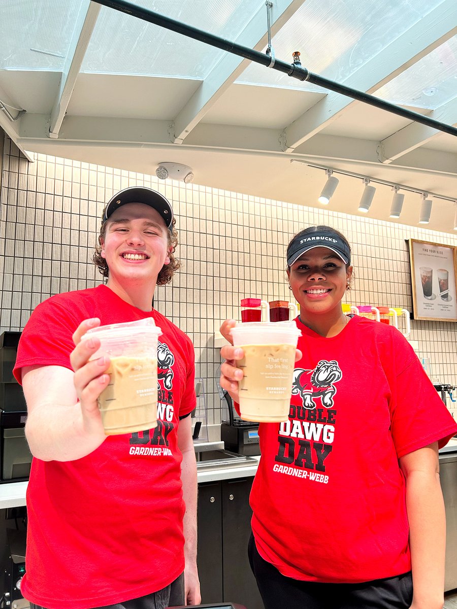 Good morning Gardner-Webb! Grab your coffee because it's #DoubleDawgDay 🤩 Make your imapct today for our ninth-annual giving day! Support your passion and spread the word with the link below🗣️👇 givecampus.com/6uoayk