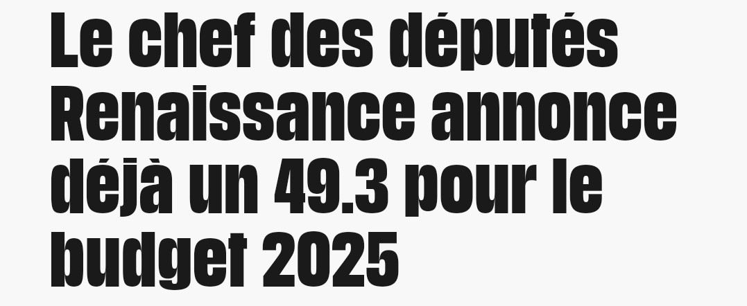 Ça avance bien la séparation des pouvoirs en macronie 👌 Et après c'est la faute des autres si le budget est pas dans les clous 👌 liberation.fr/politique/le-c…