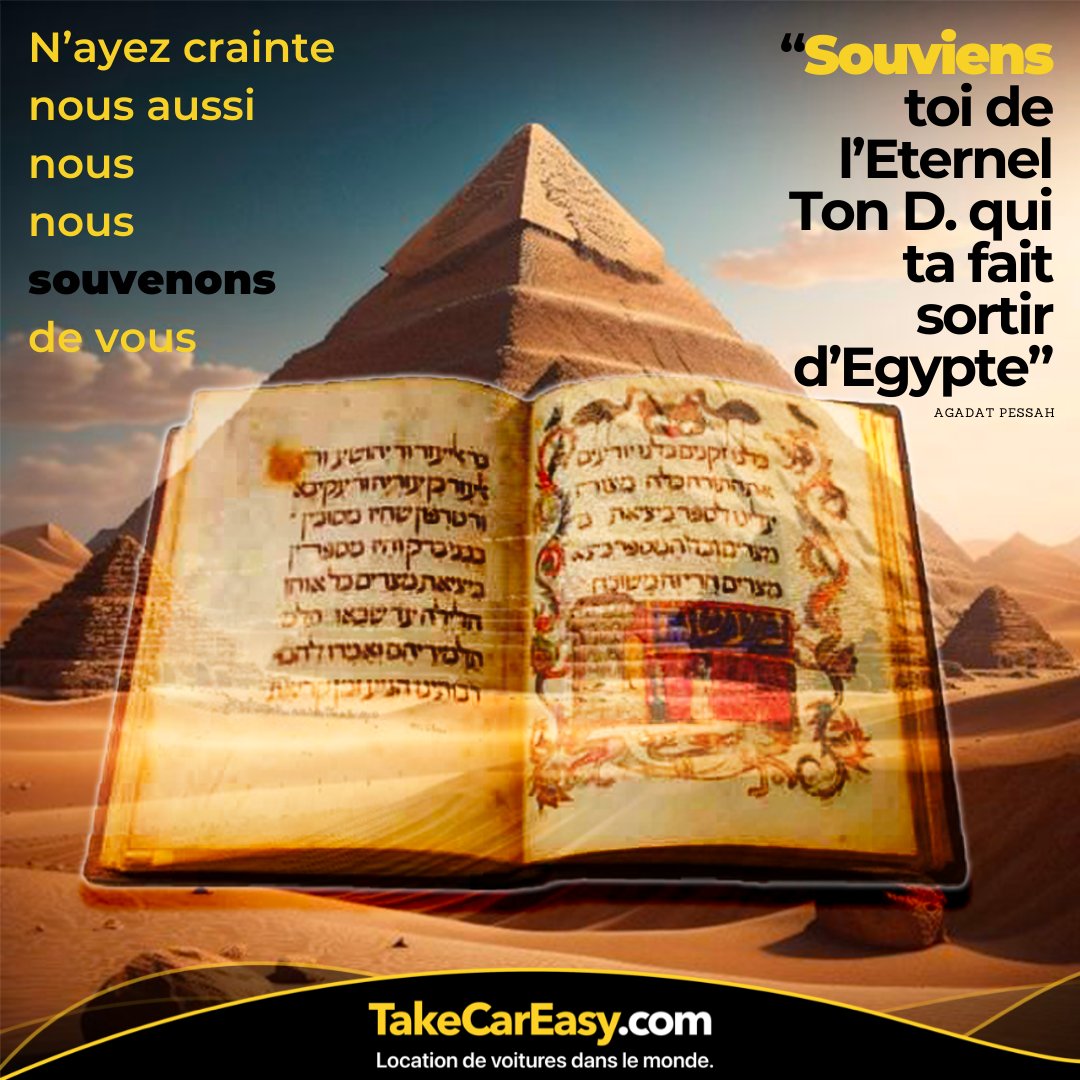TakeCarEasy's tweet image. 🌟 Partez à l'aventure avec TakeCareasy!  🌊 De la mer Rouge aux sommets des montagnes, ne laissez aucun lieu historique vous échapper ce Pessa'h! 🏞️ Réservez dès maintenant et laissez-nous vous accompagner dans cette incroyable traversée. 🌟 #Pessa'h #LocationVoitureTakeCareasy