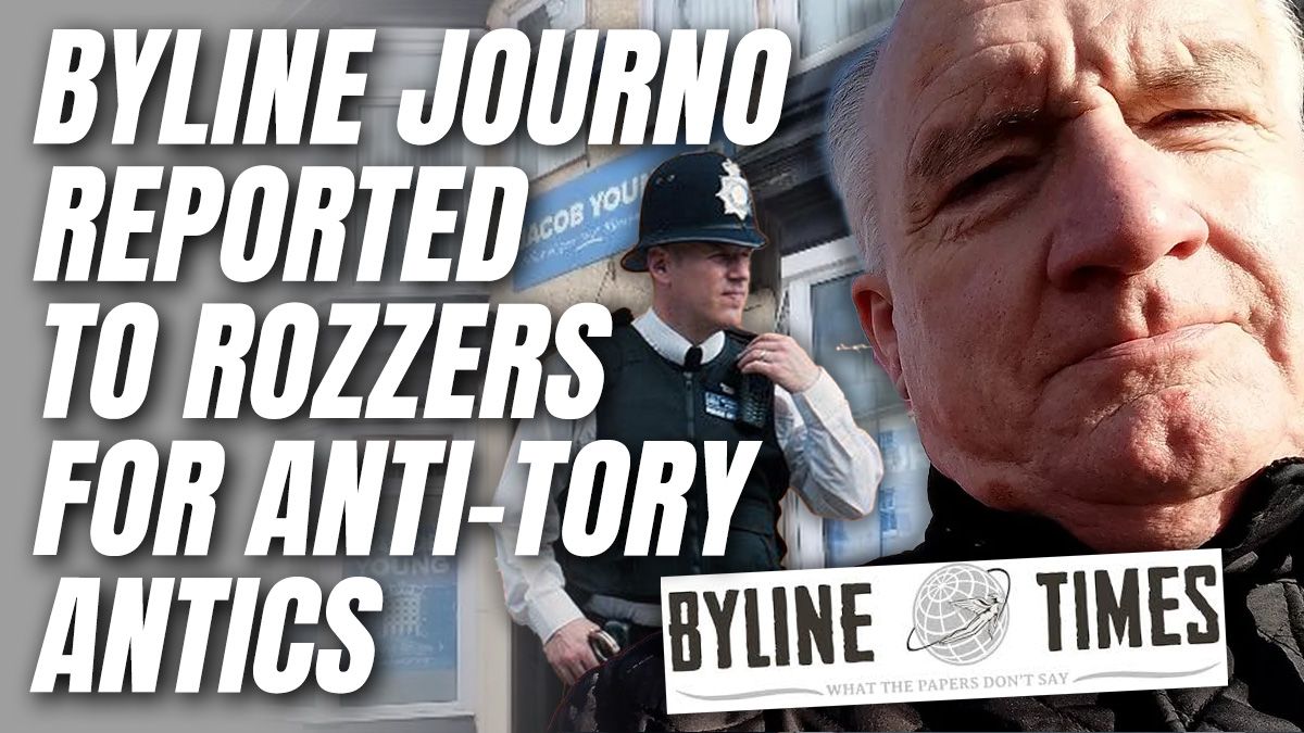 Byline Times Journalist Reported to Police for Allegedly Vandalising Tory MP’s Office order-order.com/2024/04/11/byl…