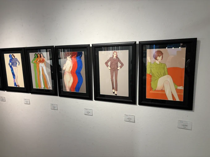 本日はタカスギコウ先生の個展にお邪魔してきました。スタイリッシュで美麗な作品の数々は、吉祥寺リベストギャラリー創で1週間開催されてます#タカスギコウ展 