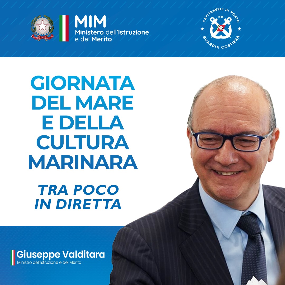 Tra poco, in diretta da Reggio Calabria, il mio intervento in occasione della Giornata del Mare e della Cultura Marinara. Qui il link alla diretta 👇🏻 youtube.com/watch?v=z86fcW…