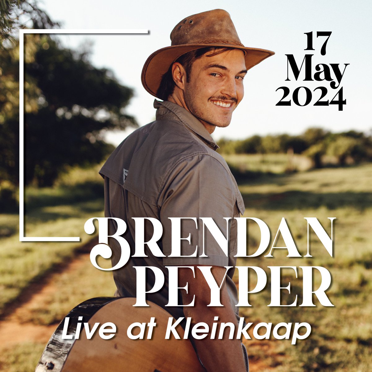 Brendan Peyper Live at Kleinkaap! Tickets available now kleinkaap.plankton.mobi

#kleinkaap #centurion #brendanpeyper