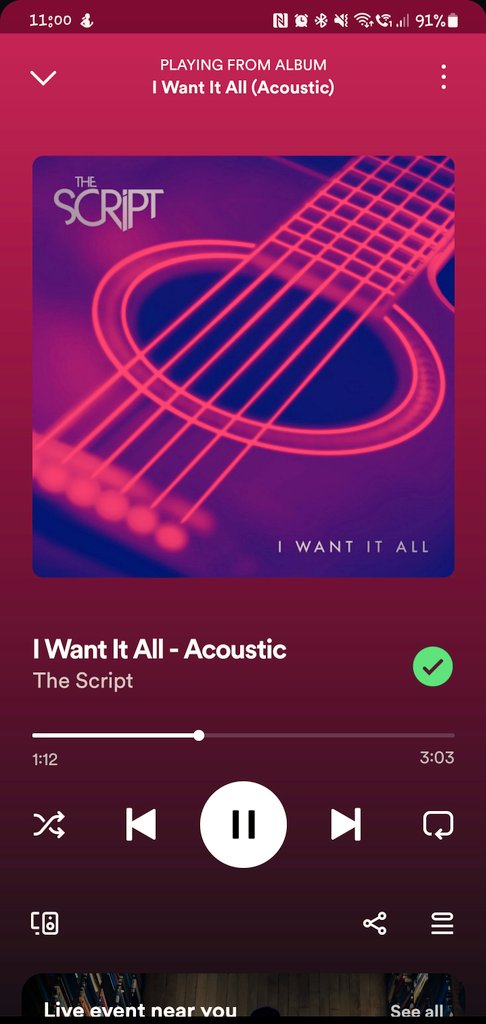 🎶You're not just someone I can live with
You're someone I can't live without
Not just someone I can be with
You're someone I can't be without🎶💕
#TheScript
#IWantItAll