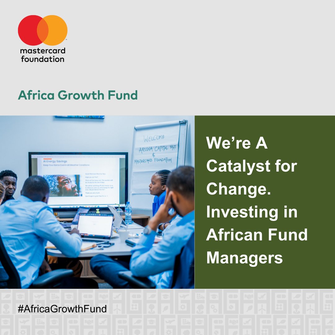 Discover how the Mastercard Foundation Africa Growth Fund is creating dignified work through innovative funding strategies. We're Investing in Africa's impactful Investment Vehicles and Fund Managers. Dive deeper at africagrowthfund.org/apply/frequent… #AfricaGrowthFund