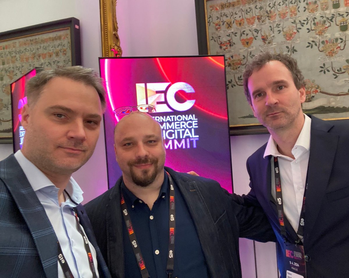 On Tuesday, April 9, 2024, we participated in the 5th annual summit
INTERNATIONAL ECOMMERCE &amp; DIGITAL SUMMIT, Lobkowicz Palace, Prague.🎉

V úterý 9. 4. 2024 jsme se zúčastnili 5. ročníku summitu INTERNATIONAL ECOMMERCE &amp; DIGITAL SUMMIT, Lobkowicz Palace, Praha. 🎉