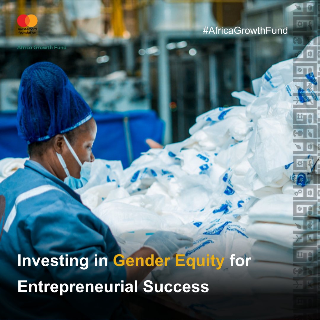 Gender equity in entrepreneurship is not just a goal; it's a foundation for robust economic development. We're committed to strategic investments and support for ventures advancing this vital cause. 

#AfricaGrowthFund #GenderEquity #SustainableInvesting