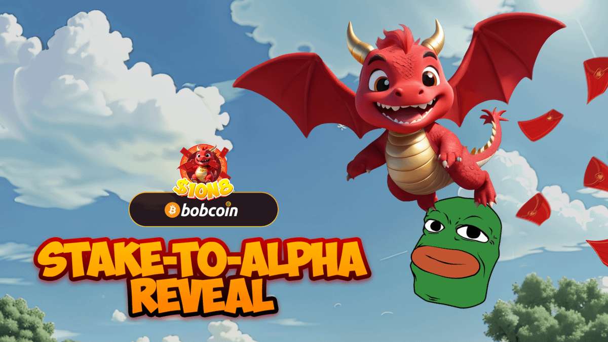 The First Alpha is @BOB_Brc20 🔥 An OG #BRC20 mint from 5/4/2023! ₿obcoin is reshaping the future of memes on #Bitcoin. Warning! Multi-chain cooking in progress 🐉 $1ON8 Stake-to-Alpha goes live in 6hours! #littledragon #staketoalpha #BTCfi #DeFi #BOB