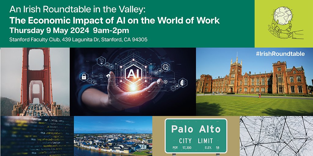 Join us at 'An Irish Roundtable in the Valley' to explore the global economic impact of #AI. Engage with industry pioneers to discuss the challenges and opportunities presented by the transformative ascent of #ArtificialIntelligence aisling-events.com/events/an-iris… @aislingevents