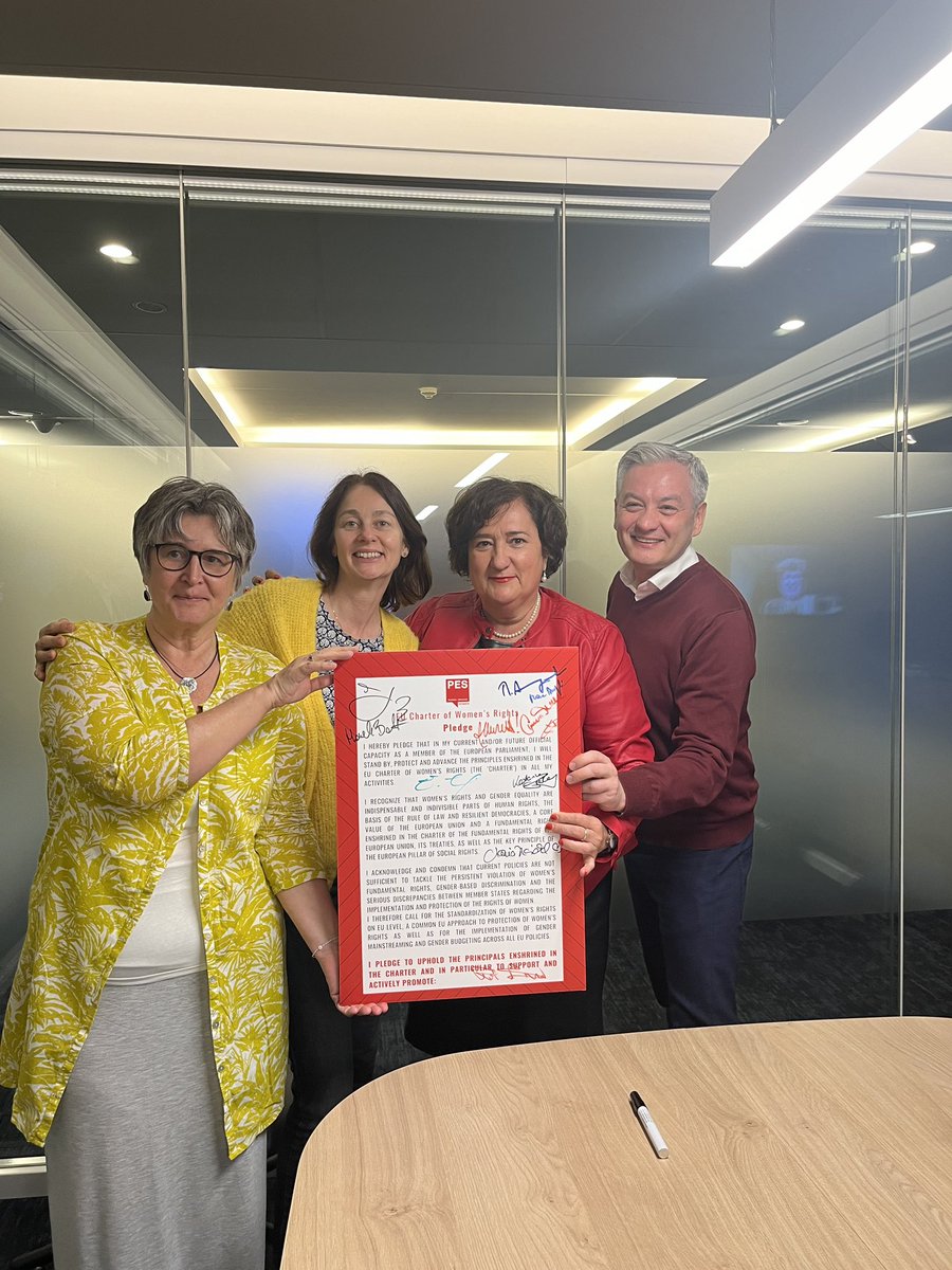 📣Join us to sign the EU Women’s Rights Charter Pledge ➡️ Under the pledge, candidates commit to safeguard women’s rights and gender equality in the European Union by upholding the principles enshrined in the S&D proposal for an EU Charter of Women’s Rights
