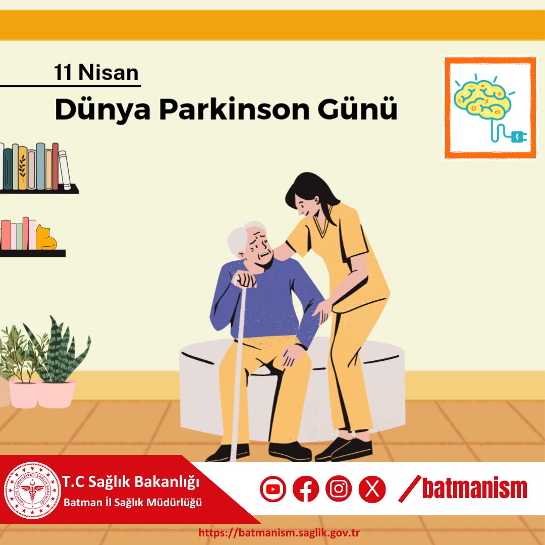 11 Nisan Dünya Parkinson Hastalığı Günü Düzenli egzersiz, parkinson hastalarında görülen yürüyüş ve denge bozukluklarının kontrol altına alınmasına yardımcı olur. #DünyaParkinsonHastalığıGünü @uz_canpolat