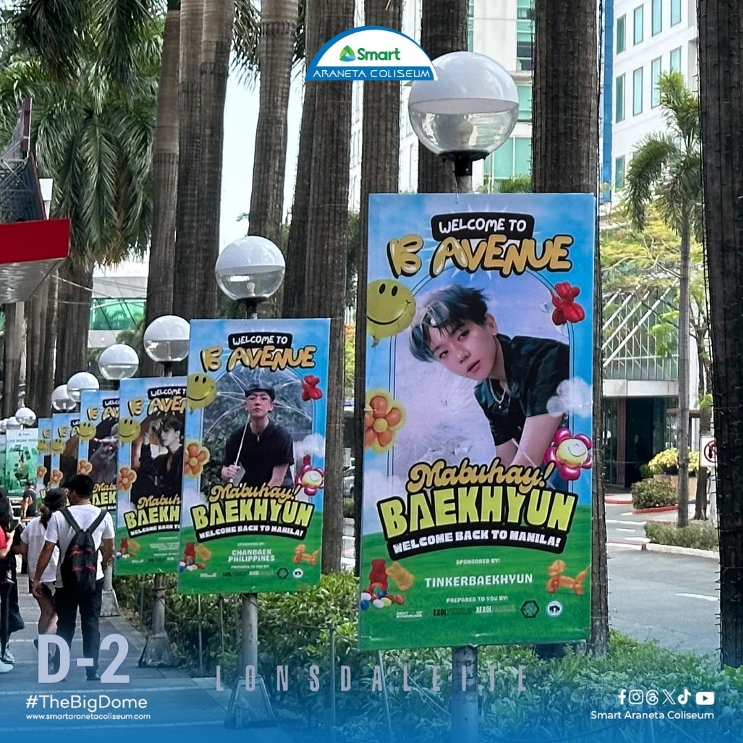 D-2 ✨ The banners prepared by Eris are now ready to say Mabuhay to BBH! 🎫 Limited tickets are available through ticketnet.com.ph/event-detail/2… #백현 #BAEKHYUN #2024BAEKHYUNAsiaTour #Lonsdaleite #BAEKHYUNatTheBigDome