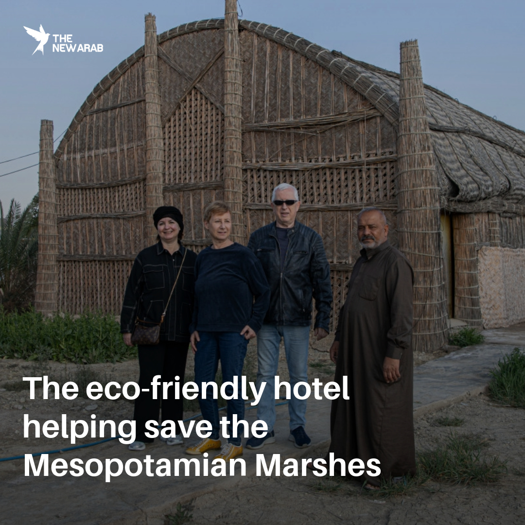 Located in the heart of the Mesopotamian Marshes, the Marsh House Hotel offers an eco-friendly, sustainable and unique insight into Chibayish marsh culture. @AzherRubaie paid a visit 👉 newarab.com/features/eco-f…