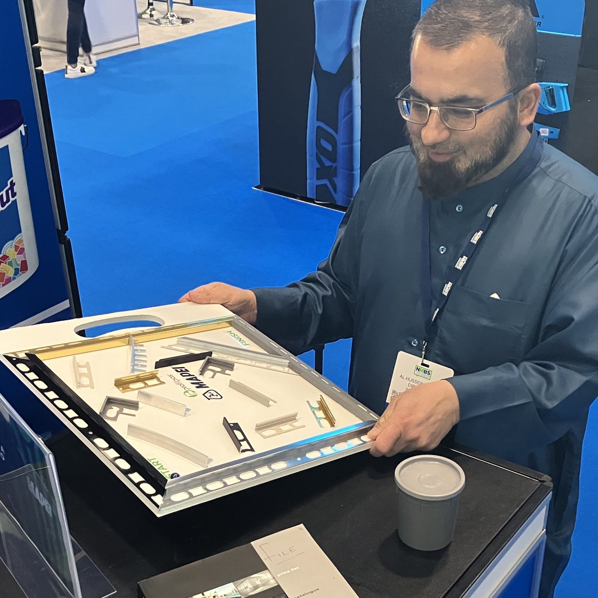 Whilst visiting us on Stand 125 at @NationalMerch #trade #exhibition, why not have a go on our #Mapei Maze Runner game? Guide a marble through our challenging maze of @profilpasuk #profiles for a chance to win a @sassuolocalcio #football shirt. Good luck! #NMBS #NMBSExhibition24