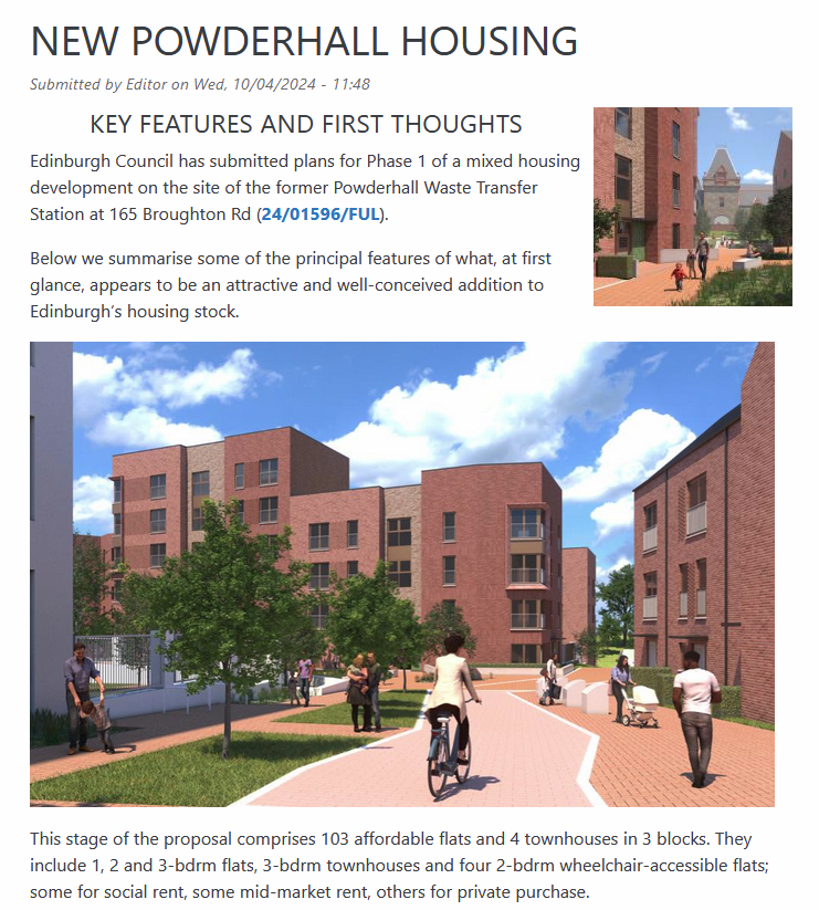SpokesLothian's tweet photo. #Powderhall housing plan
๐It's nice to be able to congratulate @Edinburgh_CC sometimes, and this looks pretty good!
From @theSpurtle article, HT @EdinburghMinute
HERE->https://t.co/i5UFhDZvez
๐โโ๏ธPlease support/comment
HERE->https://t.co/jrCr8TeZhI @james_dalgleish @thecockburn https://t.co/jOLlzIqZsy