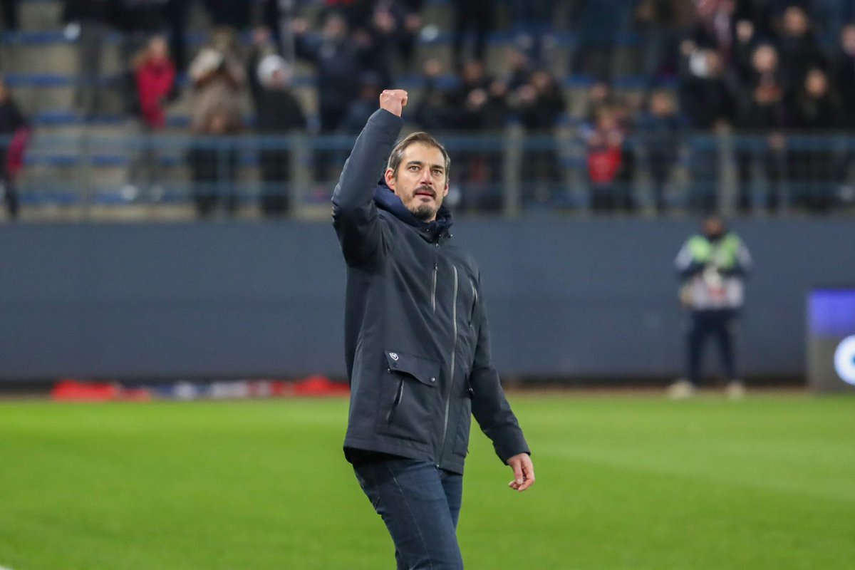 💬 Nicolas Seube « Pour connaître la région, je sais quels sont les moyens de @OfficielRAF. Il y a une force collective qui est assez folle, ils ont les capacités pour être tout en haut. » #SMCaen #SMCRAF