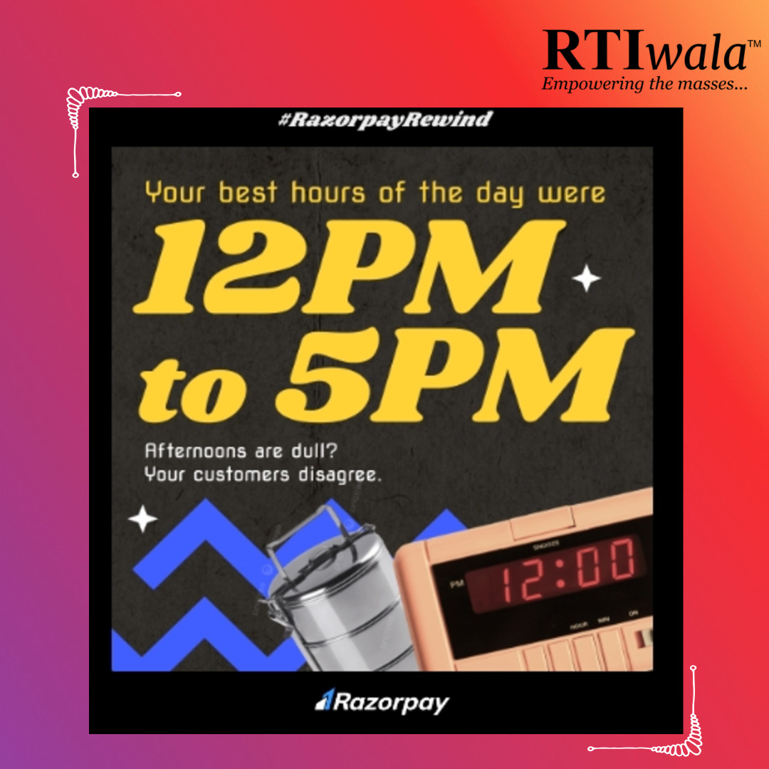 rtiwalaofficial's tweet image. We, the RTIwala Team, are delighted and thrilled to share the following insights. We extend our gratitude to @HarshilMathur &amp;amp; @shashank_kr for developing the exceptional product known as @Razorpay which shared those insights with us. 

#RTIwala #Razorpay #Revenue #Legaltech #Law