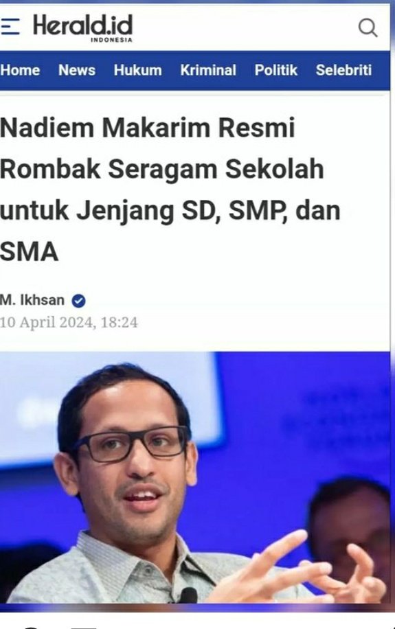 Menteri Pendidikan kerjanya kaya gini??? hadeeuuuhhh