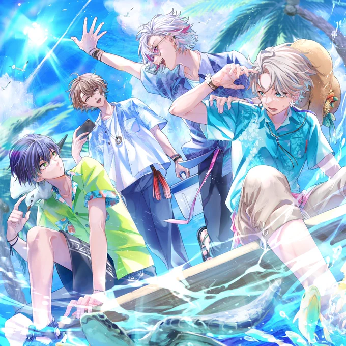 【非公式】Illust Book 「RFMO-FES 2023」に寄稿させていただいたイラスト『アニカフェ第二弾』担当でした※掲載許可頂いています 
